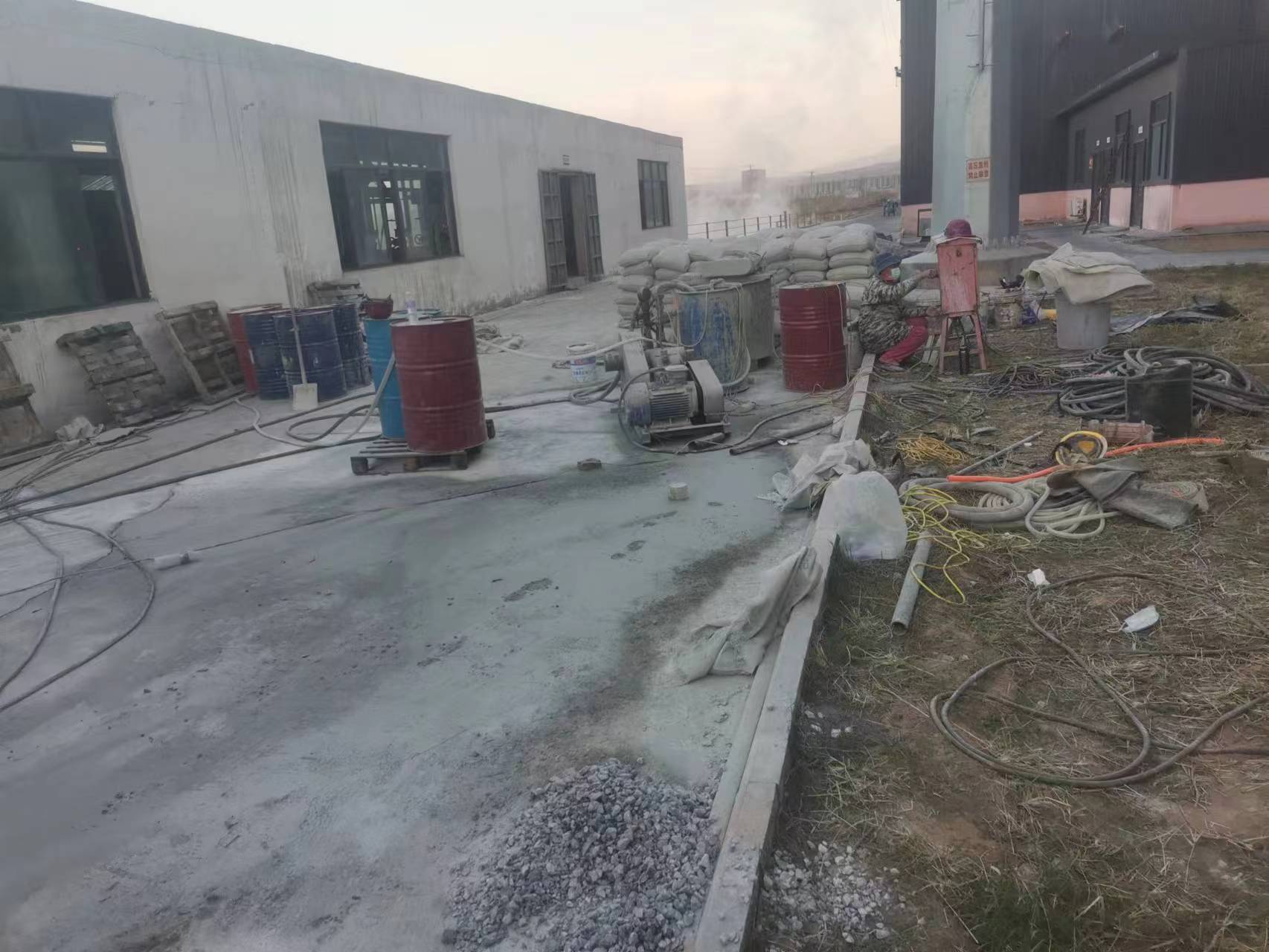 碑林厂房地基沉降注浆